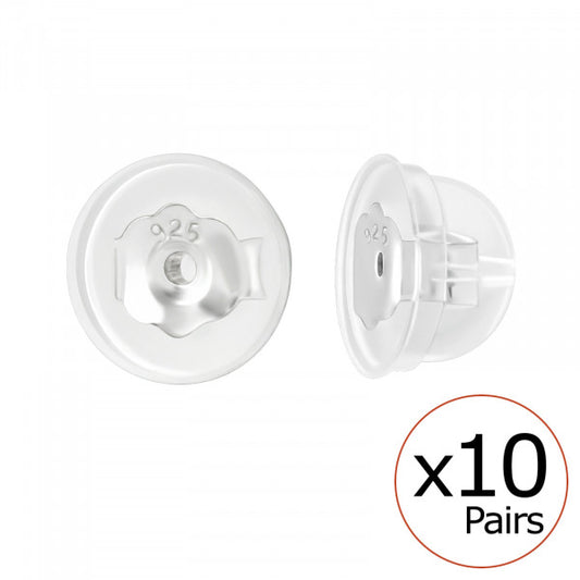 Ohrstecker Ersatz Verschlüsse aus 925 Silber
