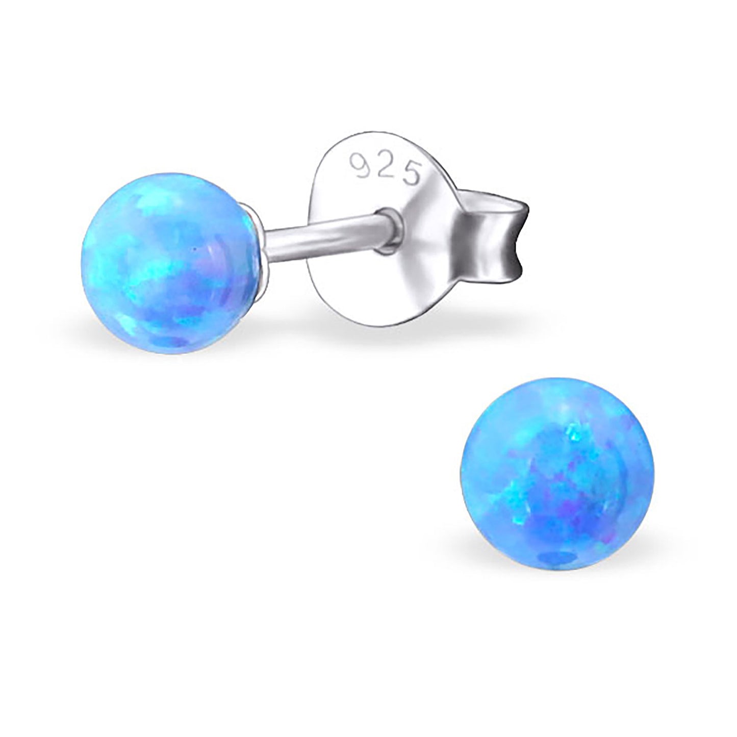 Kinder Ohrringe Kugel aus 925 Silber