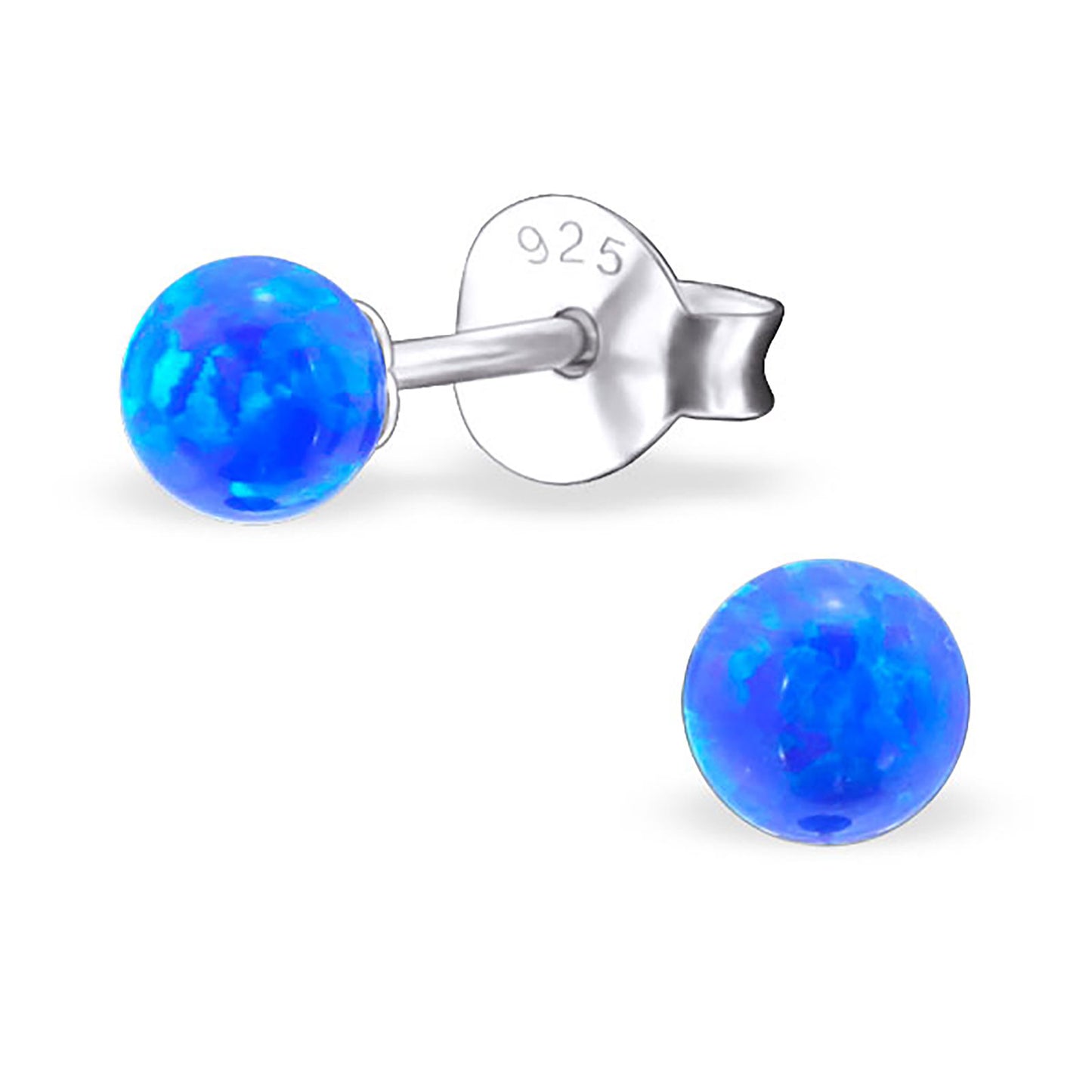 Kinder Ohrringe Kugel aus 925 Silber