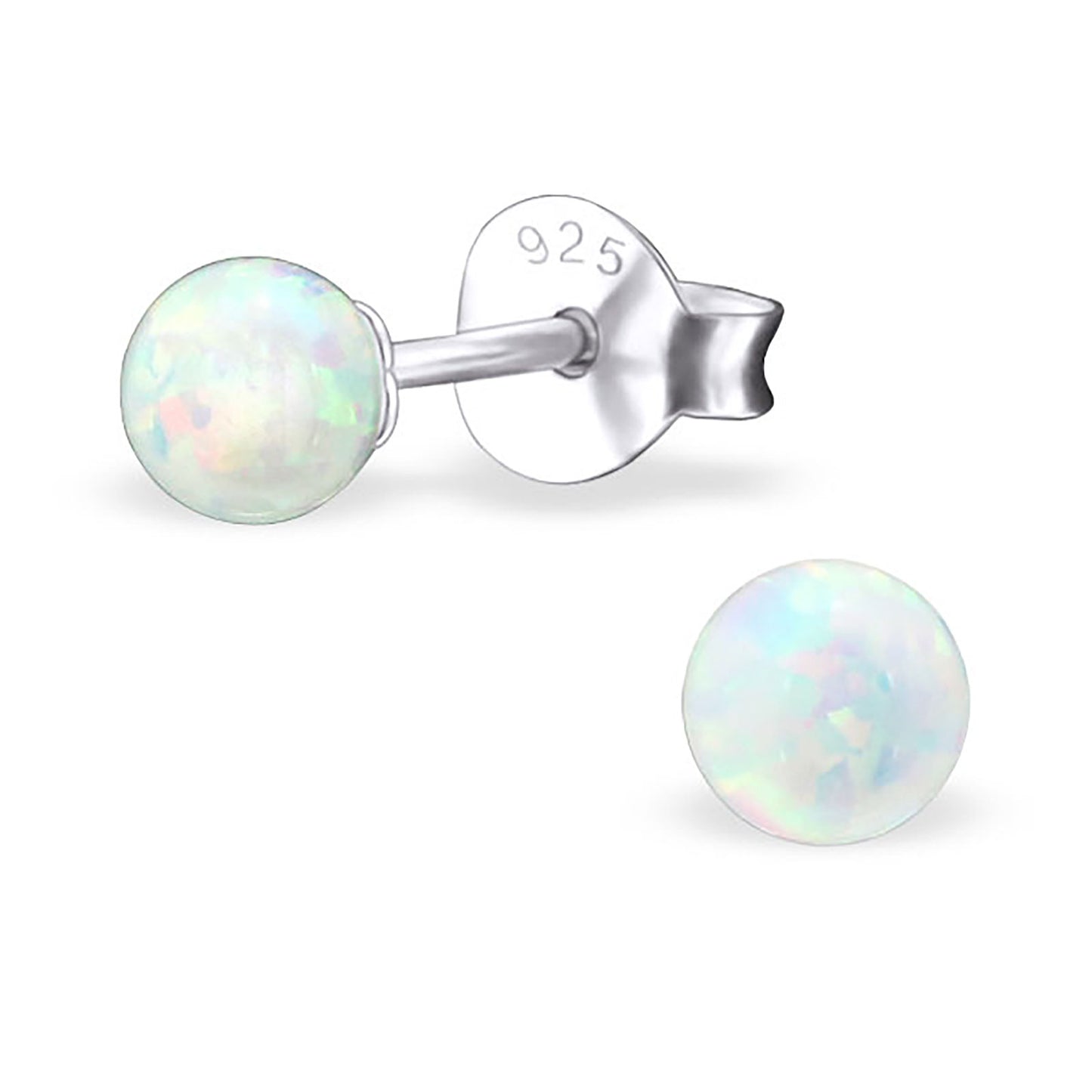 Kinder Ohrringe Kugel aus 925 Silber