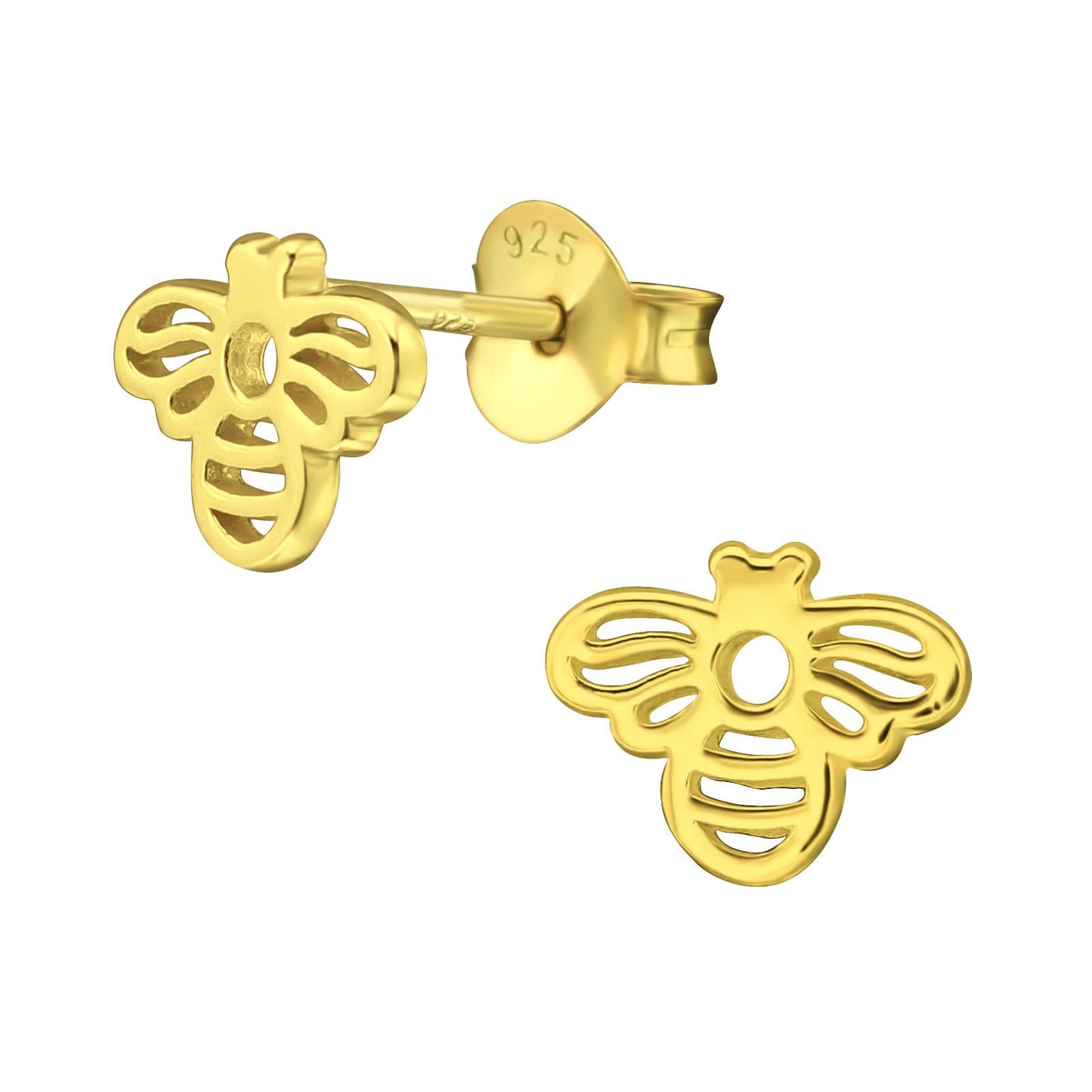Kinder Ohrringe Bienen aus 925 Silber
