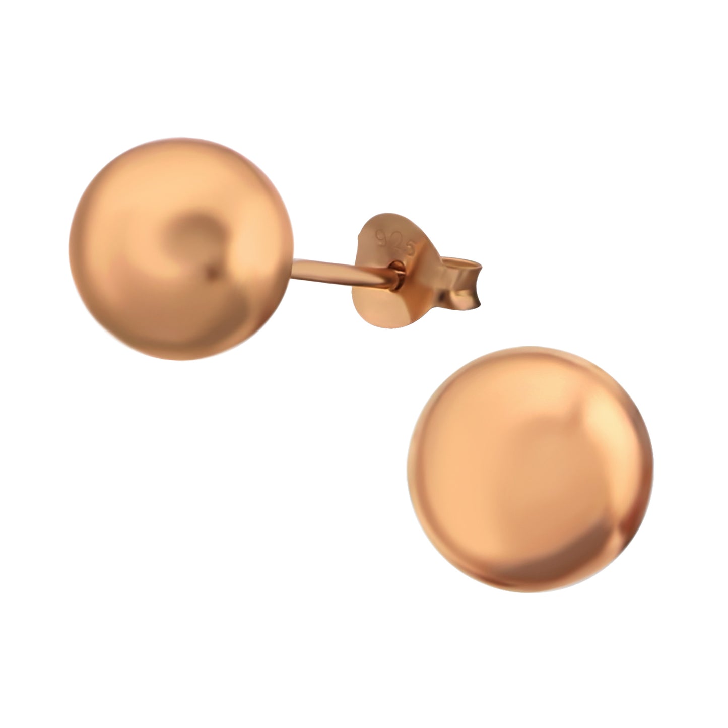 Kinderoorbellen in de vorm van een bal, gemaakt van 925 zilver.