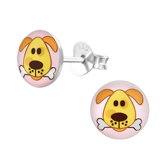 Kinder Ohrringe Hunde aus 925 Silber