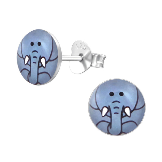 Kinder Ohrringe Elefanten aus 925 Silber