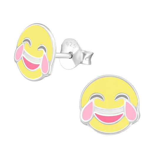 Kinder Ohrringe Emoji aus 925 Silber