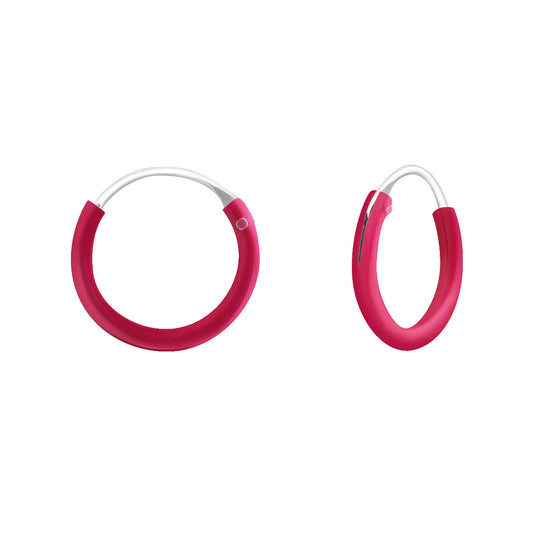 Kinder Creolen Motiv aus 925 Silber