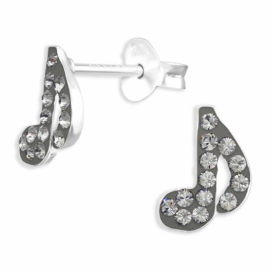 Kinder Ohrringe Musik Noten aus 925 Silber