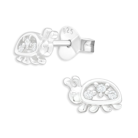 Kinder Ohrringe Marienkäfer aus 925 Silber