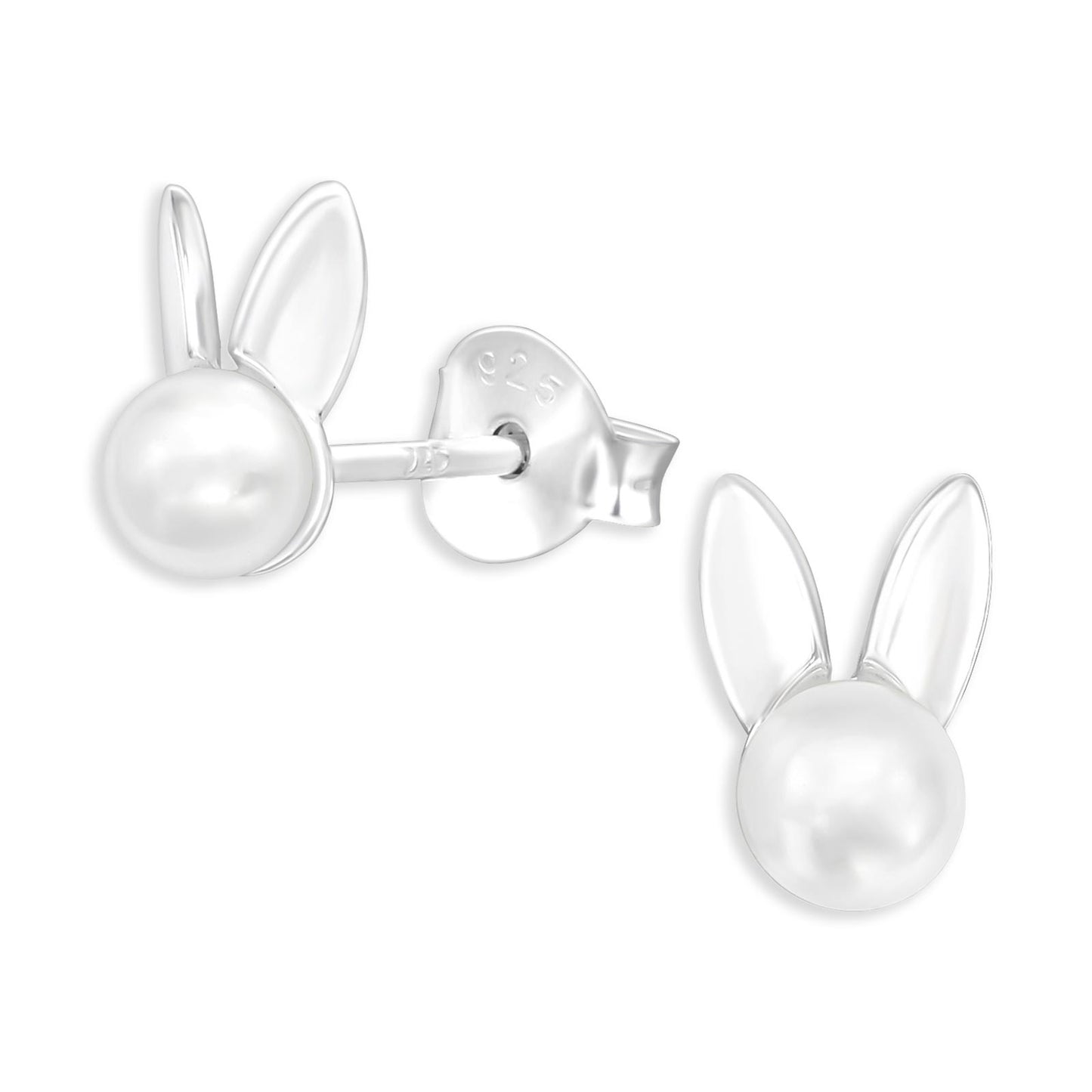 Kinder Ohrringe Kaninchen aus 925 Silber