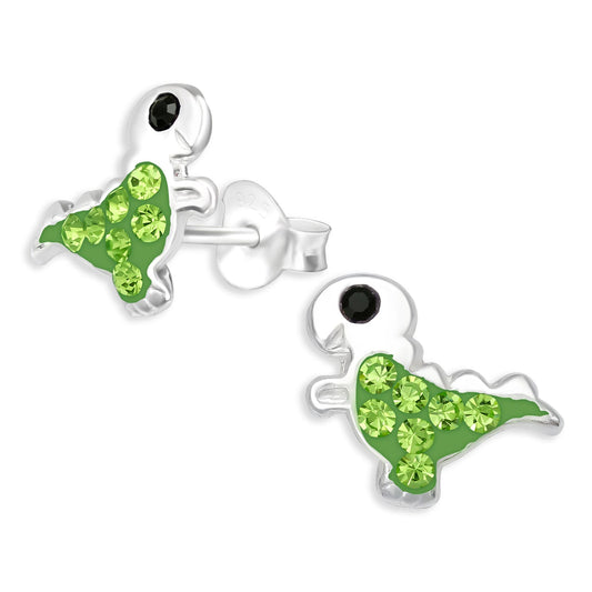 Kinder Ohrringe Dino aus 925 Silber