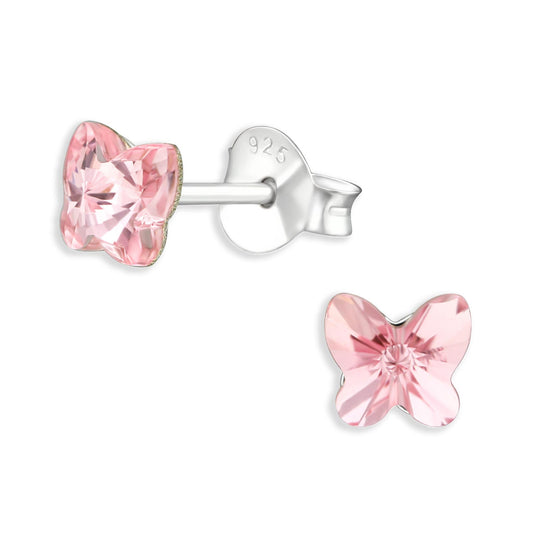 Mädchen Ohrringe Schmetterling aus 925 Silber