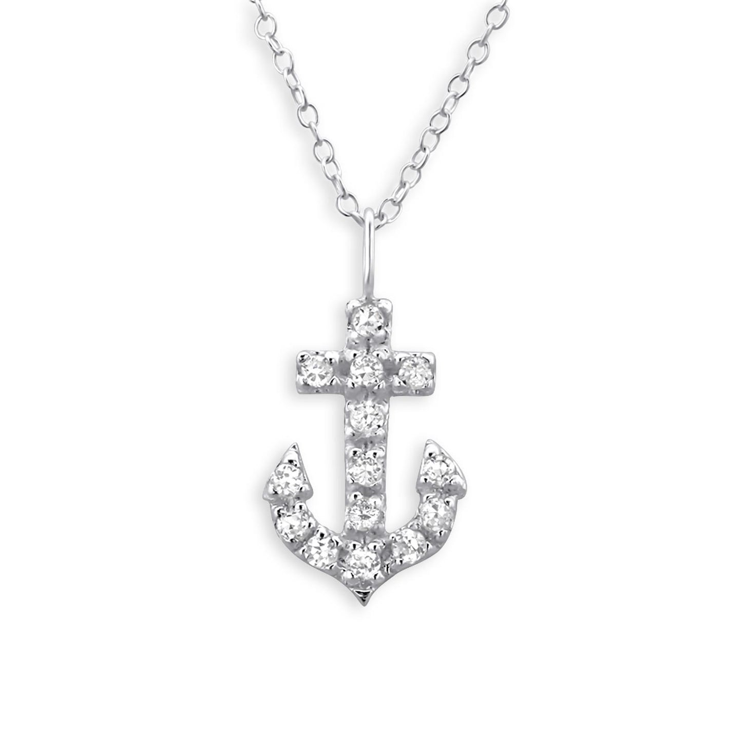 Kinder Halskette Anker aus 925 Silber