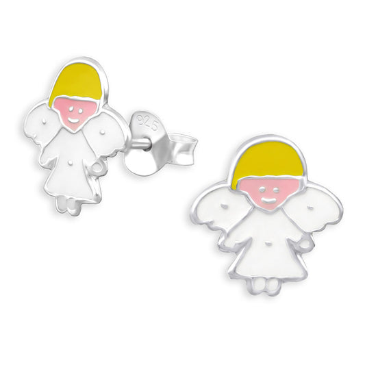 Kinder Ohrringe Engel aus 925 Silber