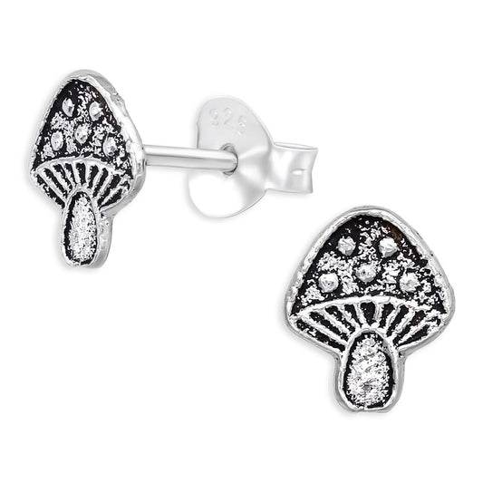 Kinder Ohrringe Pilz aus 925 Silber