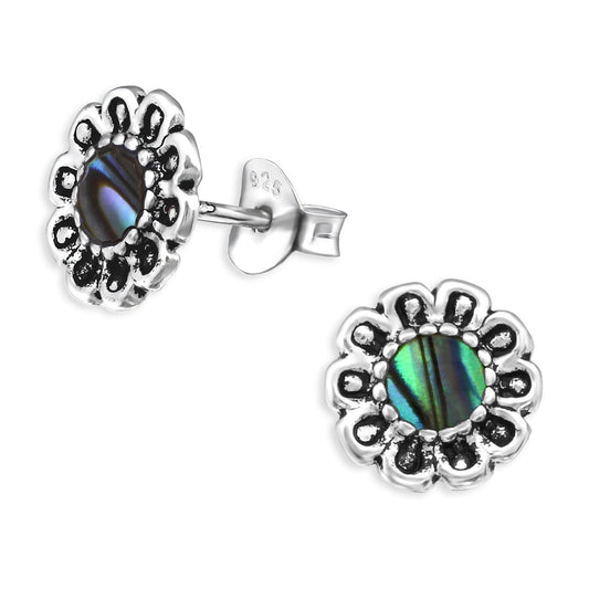 Mädchen Ohrringe Blumen aus 925 Silber