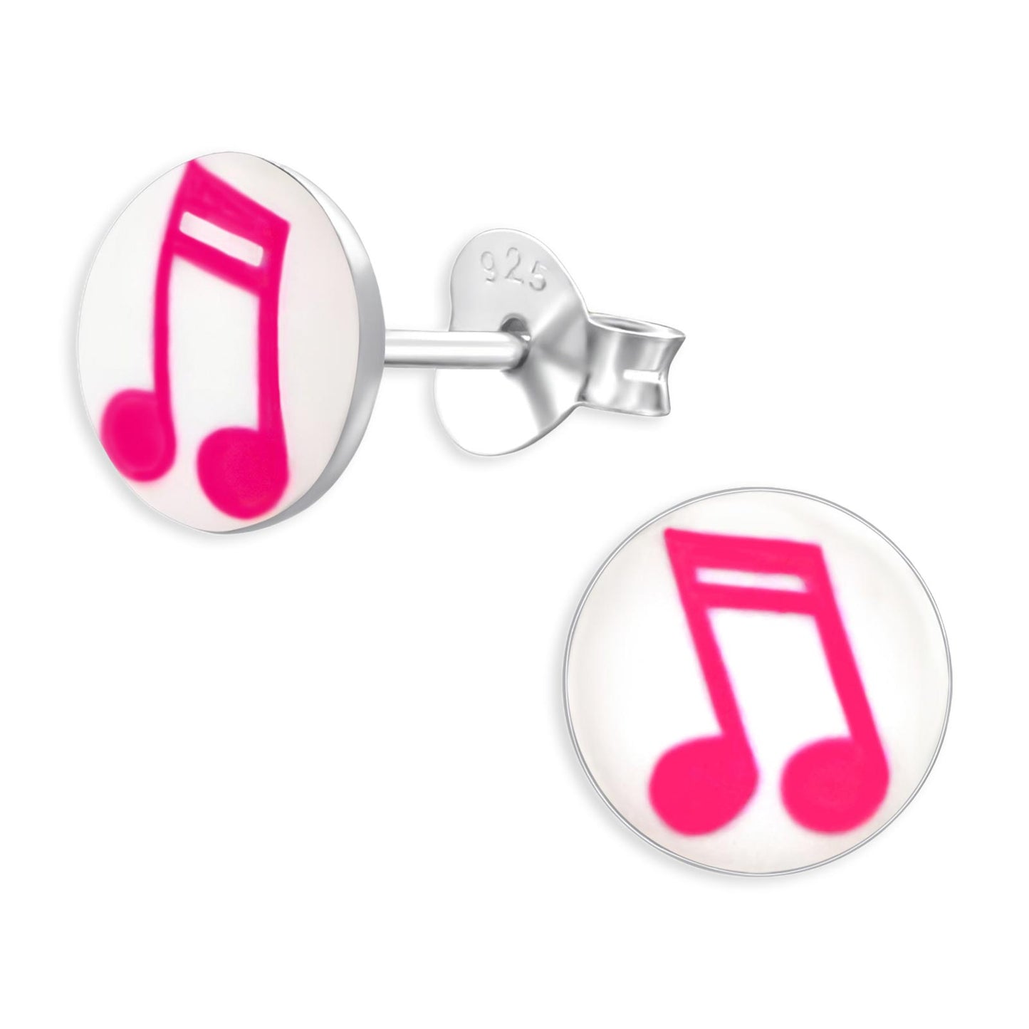Kinder Ohrringe Musik Noten aus 925 Silber