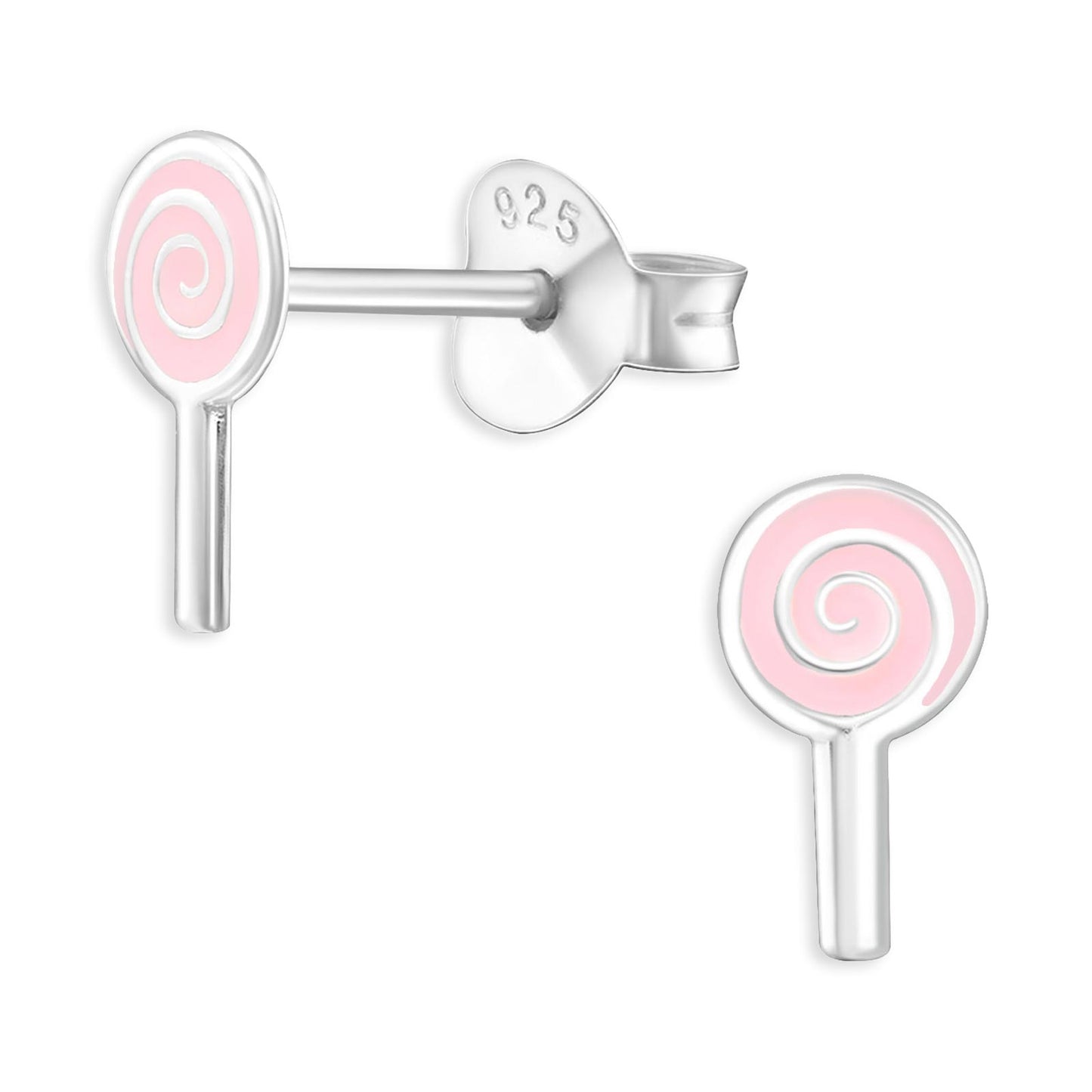 Kinder Ohrringe Lollipop aus 925 Silber