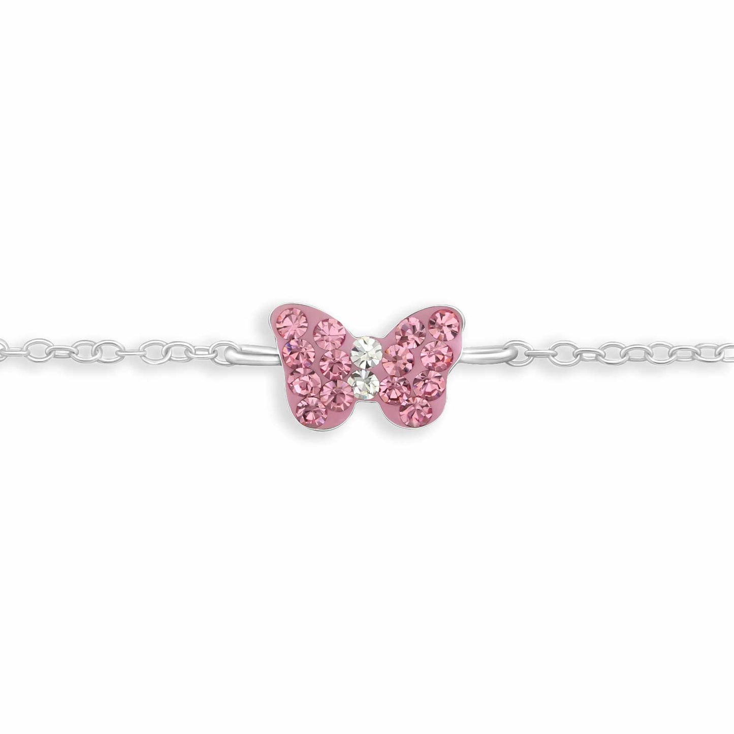 Kinder Armband Schmetterling aus 925 Silber