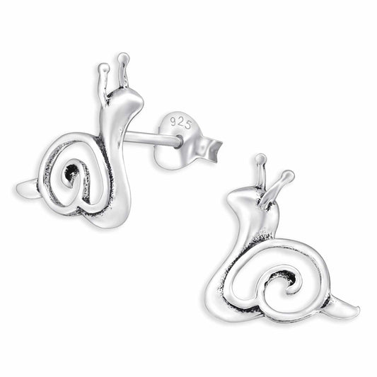 Kinder Ohrringe Schnecken aus 925 Silber