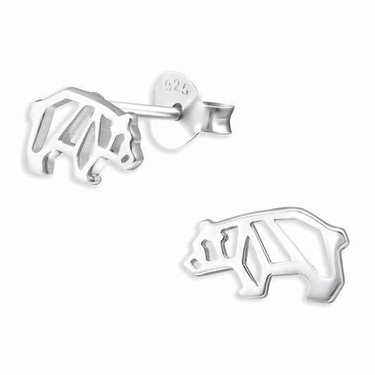 Kinder Ohrringe Bären aus 925 Silber