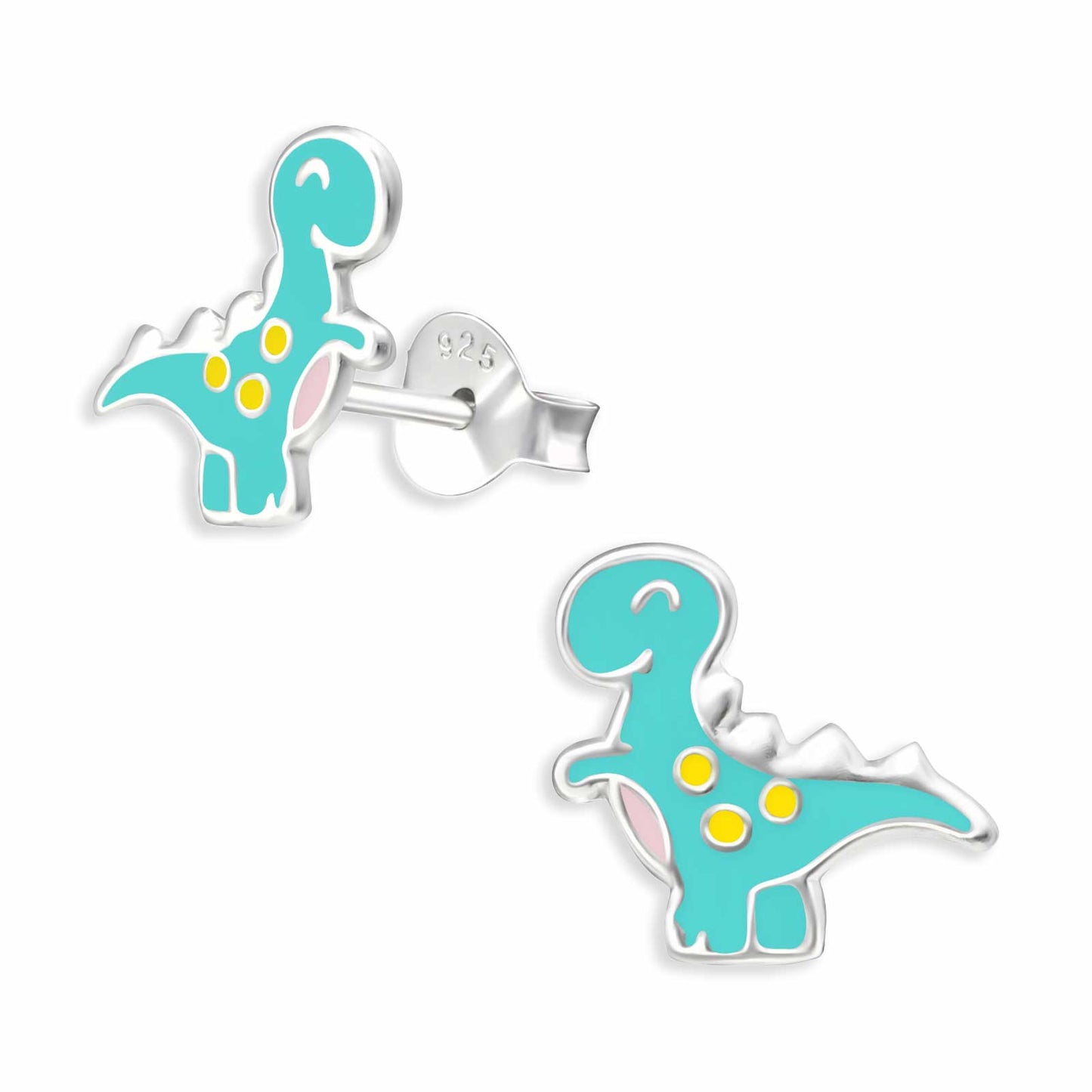 Jungen Ohrringe Dinosaurier aus 925 Silber