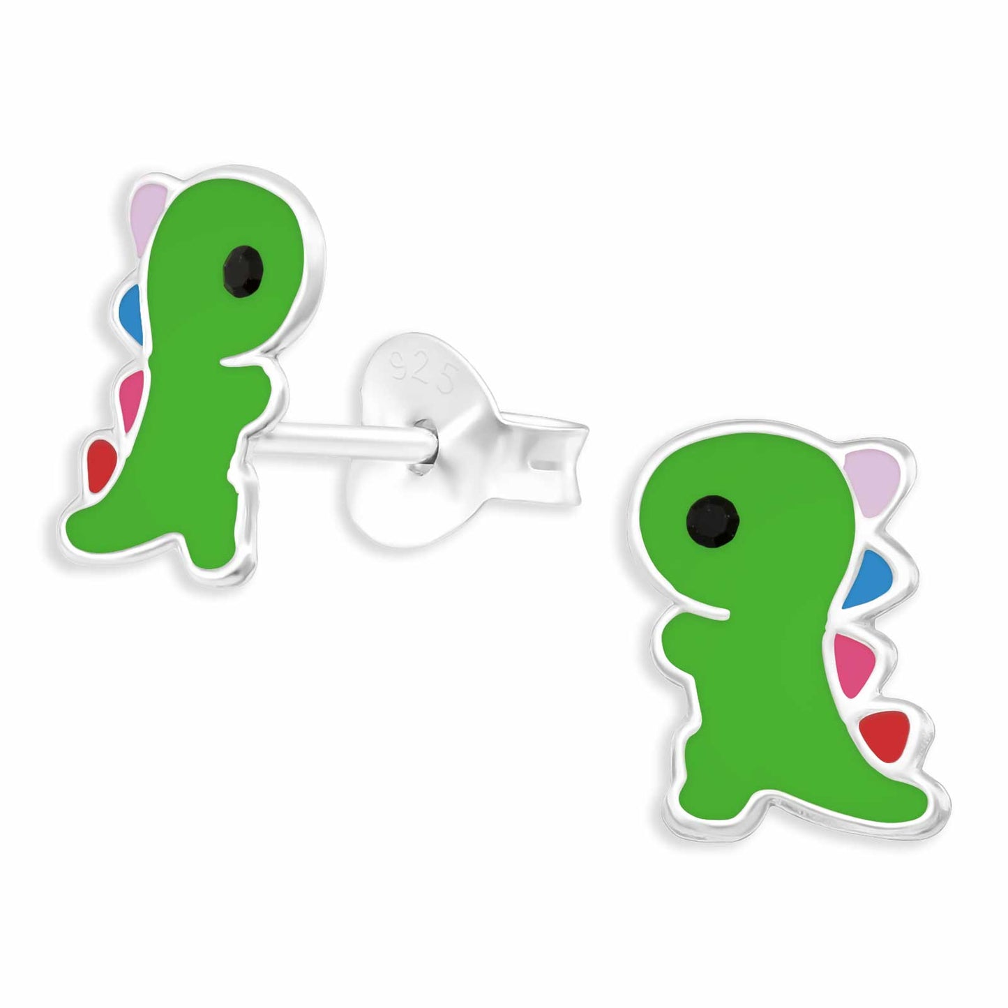 Kinder Ohrringe Dino aus 925 Silber
