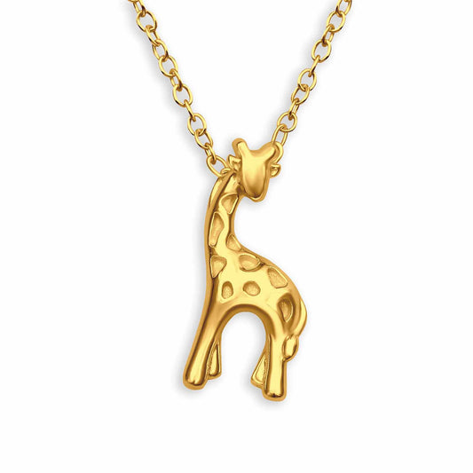 Kinder Halskette Giraffe aus 925 Silber