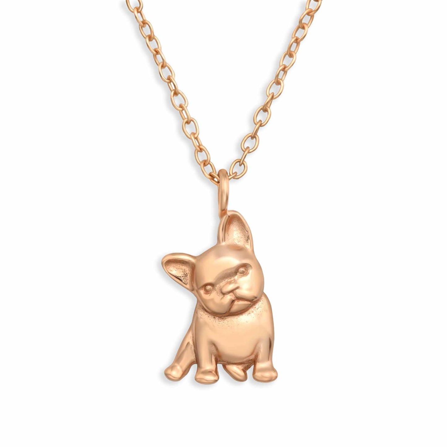 Kinder Halskette Bulldoggen aus 925 Silber