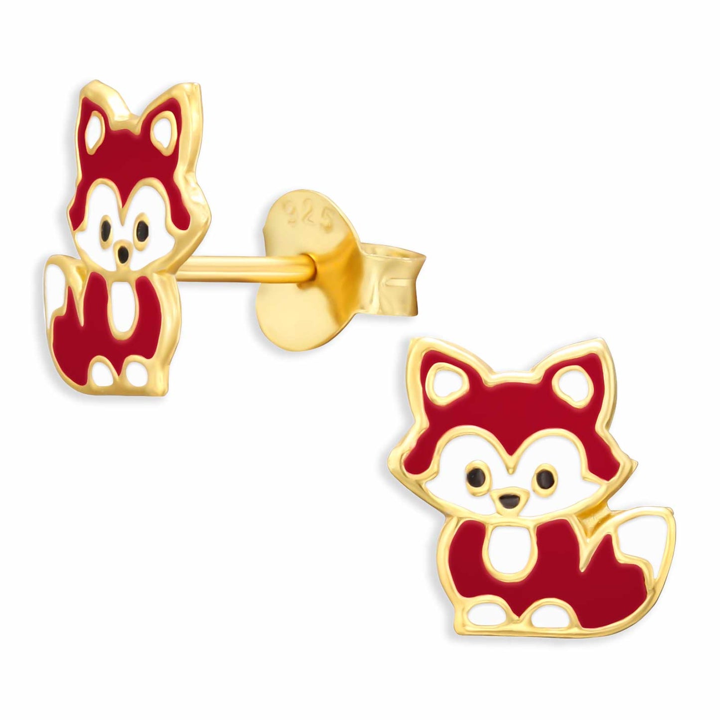 Kinder Ohrringe Fuchs aus 925 Silber