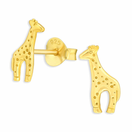 Kinder Ohrringe Giraffen aus 925 Silber
