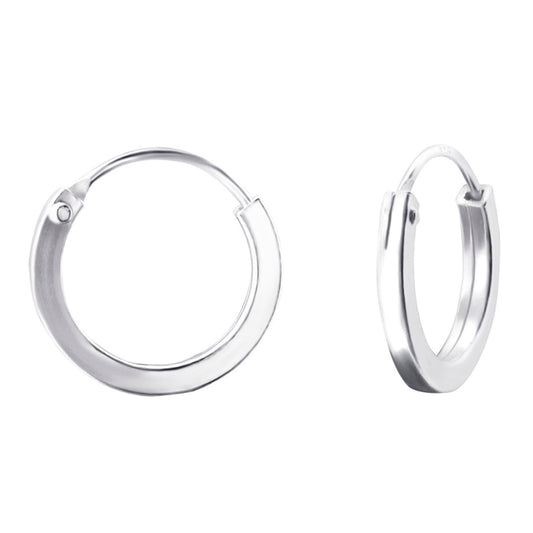 Kinder Creolen Motiv aus 925 Silber