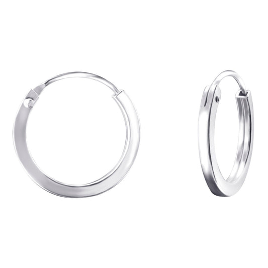 Kinder Creolen Motiv aus 925 Silber