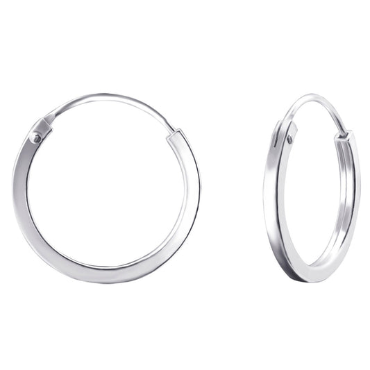 Kinder Creolen Motiv aus 925 Silber