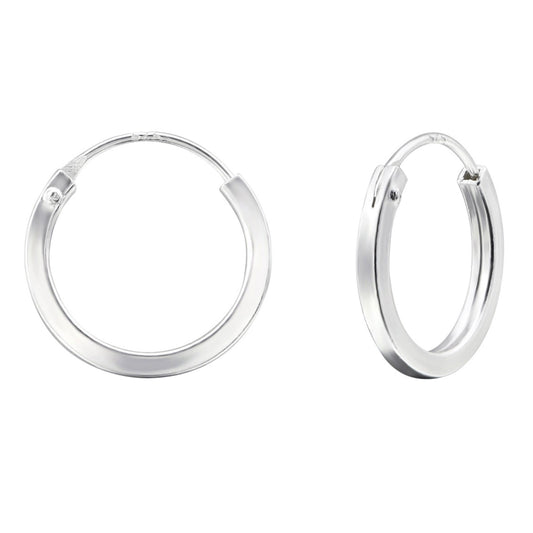 Kinder Creolen Motiv aus 925 Silber