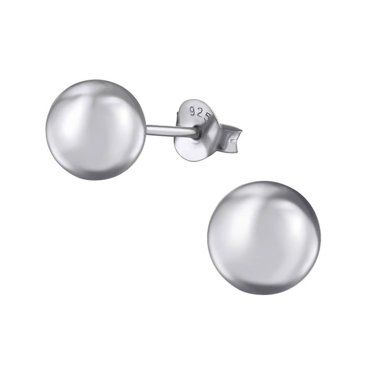 Kinder Ohrringe Kugel aus 925 Silber