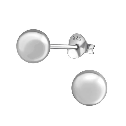 Kinder Ohrringe Kugel aus 925 Silber