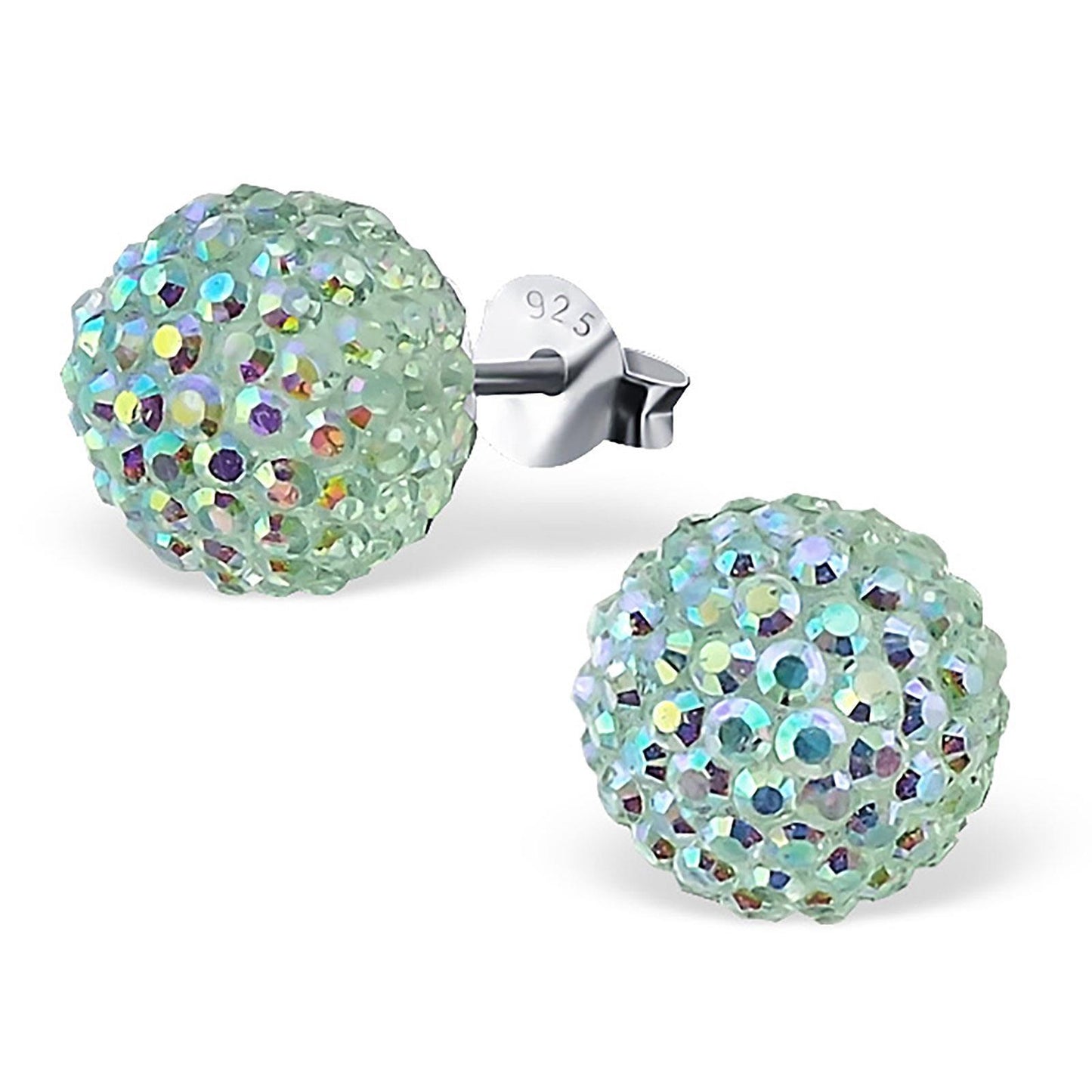 Kinder Ohrringe Kugel aus 925 Silber