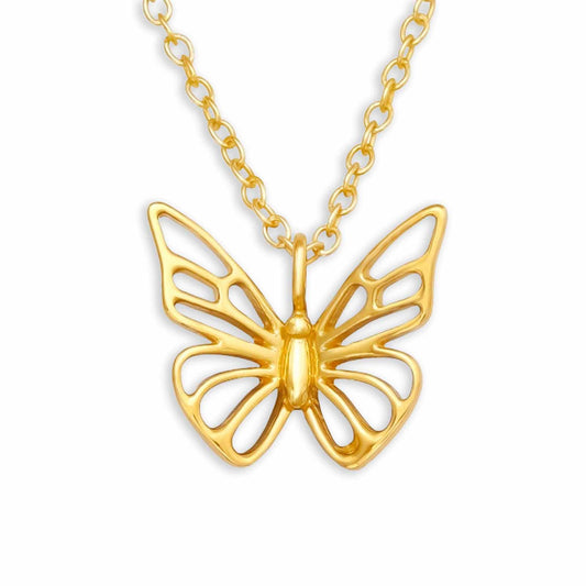 Kinder Halskette Schmetterlingskette aus 925 Silber