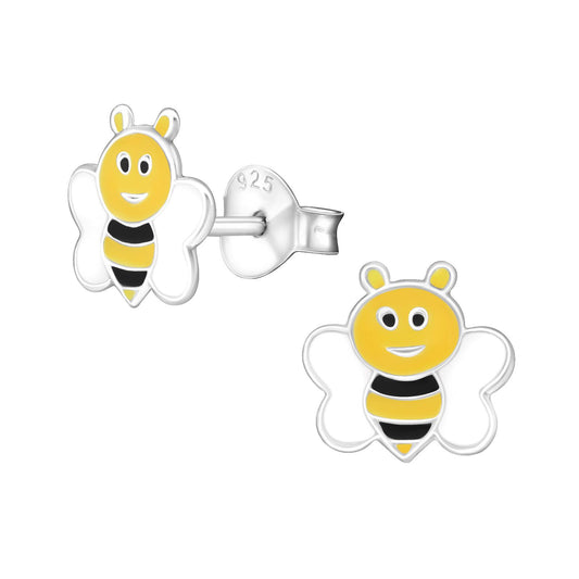 Kinder Ohrringe Bienen aus 925 Silber