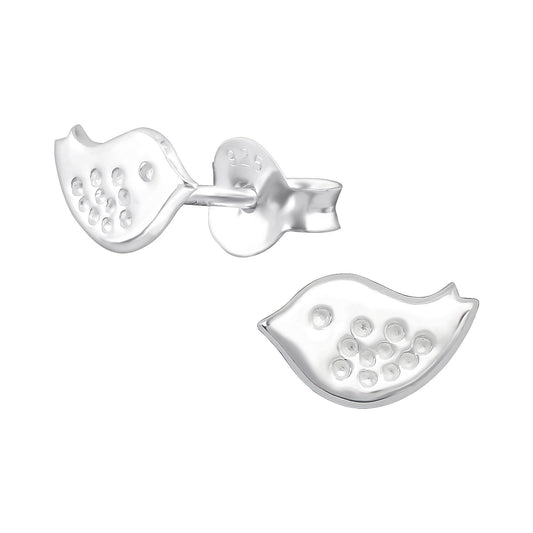 Kinder Ohrringe Vogel aus 925 Silber