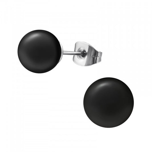 Children's pearl earrings made of surgical steel