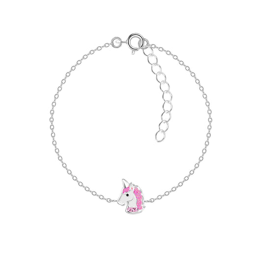 Kinder Armband Einhorn aus 925 Silber