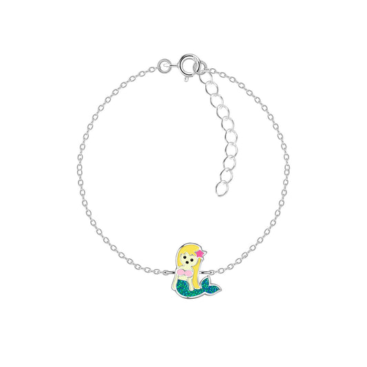 Kinder Armband Meerjungfrauen aus 925 Silber