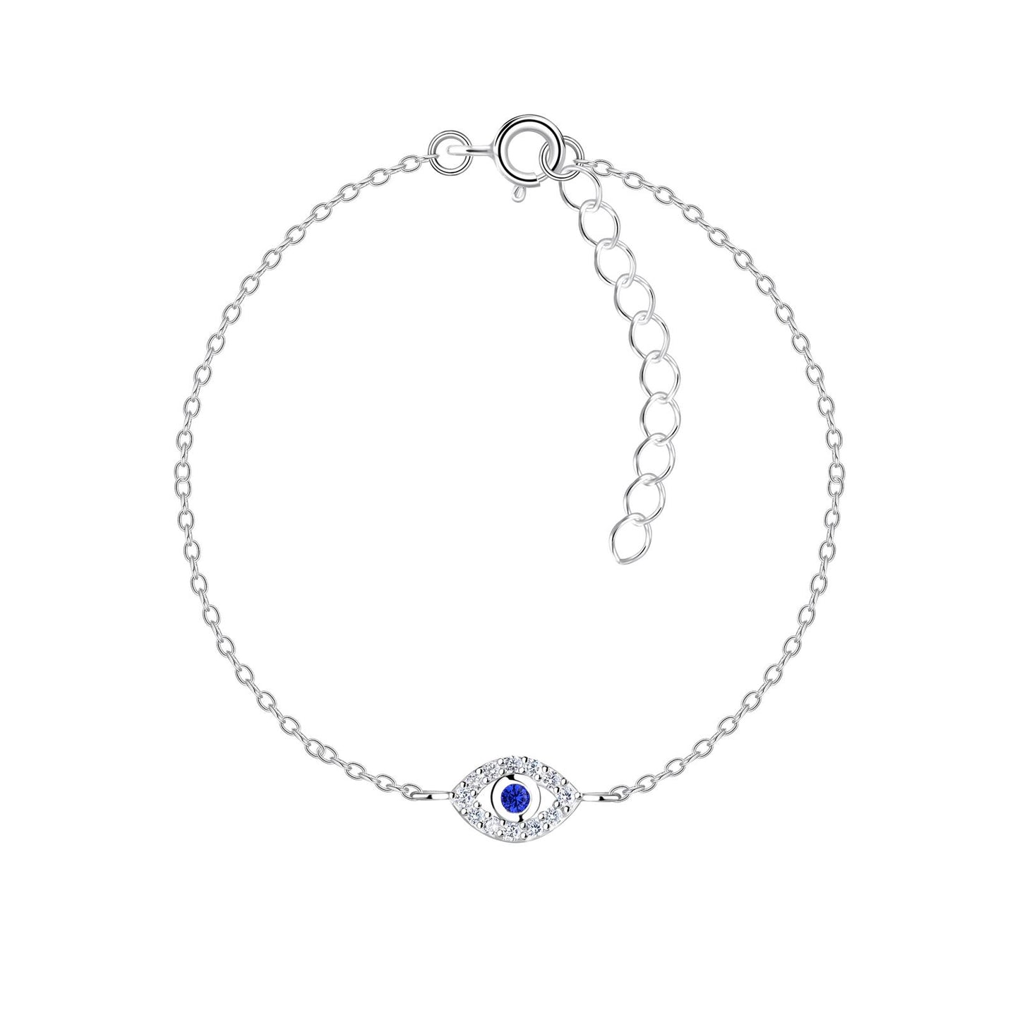 Kinder Armband Evil Eye aus 925 Silber