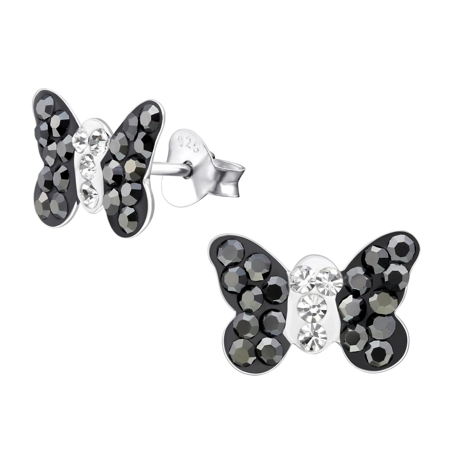 Mädchen Ohrringe Schmetterling aus 925 Silber