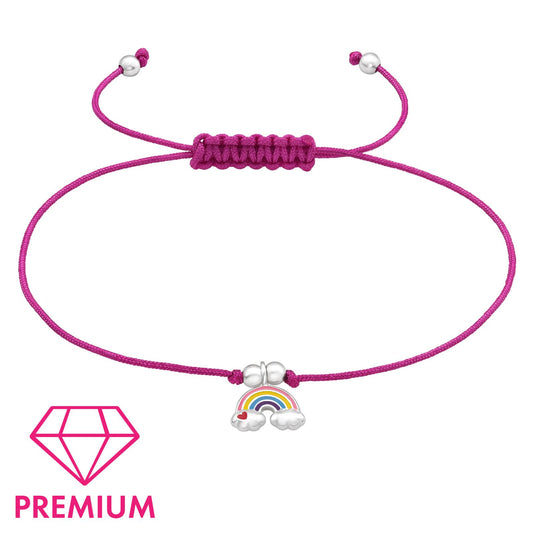 Kinder Armband Regenbogen aus 925 Silber