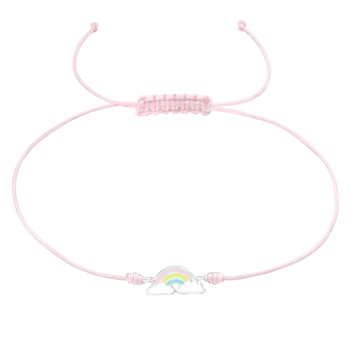 Kinder Armband Regenbogen aus 925 Silber