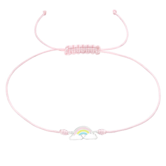 Kinder Armband Regenbogen aus 925 Silber