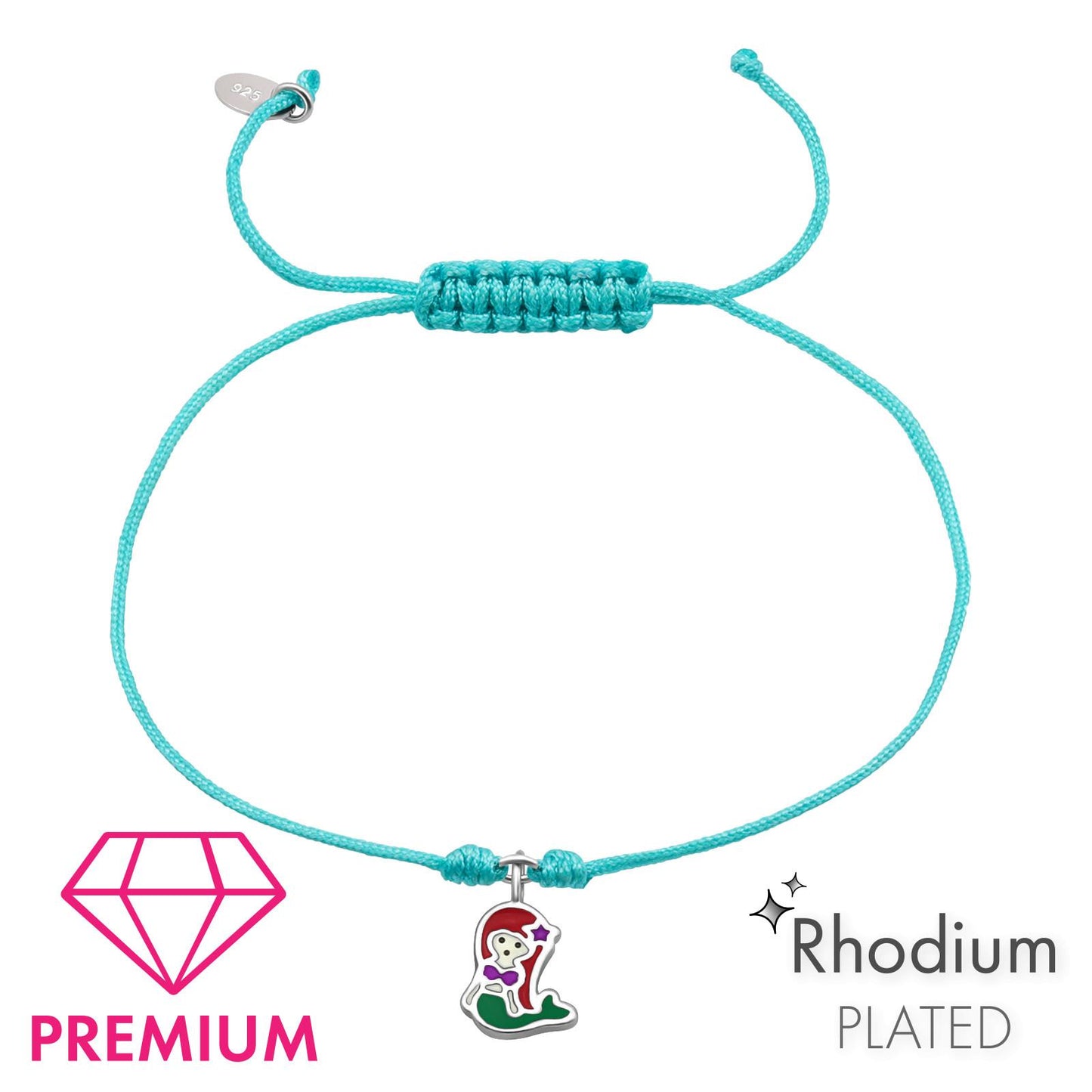 Kinder Armband Meerjungfrau aus 925 Silber