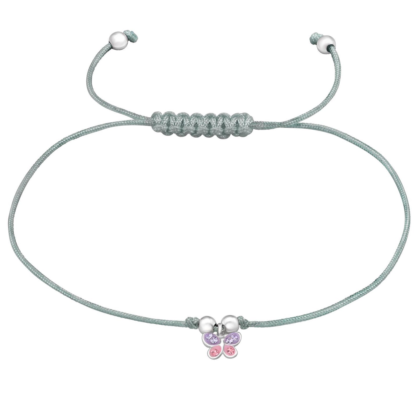 Kinder Armband Schmetterling aus 925 Silber